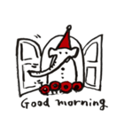 Elephant Sticker-winter-（個別スタンプ：25）