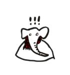 Elephant Sticker-winter-（個別スタンプ：27）