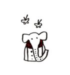 Elephant Sticker-winter-（個別スタンプ：33）