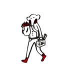 Elephant Sticker-winter-（個別スタンプ：40）