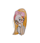 お嬢さんがた（個別スタンプ：1）