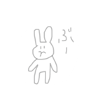 かわいげのないうさぎすたんぷ（個別スタンプ：15）
