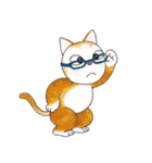 愉快なネコたち ver.2（個別スタンプ：1）