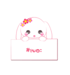 Foo Foo with hashtag（個別スタンプ：27）