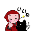 赤忍者と黒猫（個別スタンプ：40）
