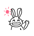 ゆるかわうさぎさん（個別スタンプ：4）