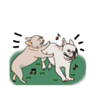 French bulldog and family（個別スタンプ：8）