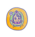 カラフル ポップ ガールズ ！！（個別スタンプ：3）