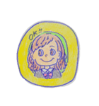 カラフル ポップ ガールズ ！！（個別スタンプ：7）