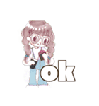 めがねちゃん その1（個別スタンプ：2）