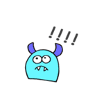 ゆるゆるもんすたー（個別スタンプ：1）