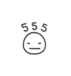 deadpan emoji（個別スタンプ：35）