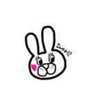 ぶさうさぎの日常（個別スタンプ：1）