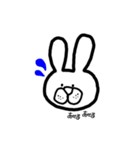 ぶさうさぎの日常（個別スタンプ：4）