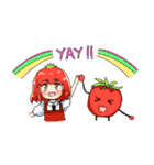 TomatoGirl（個別スタンプ：40）