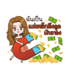 Yuufuku,Richest and happy all the time.（個別スタンプ：15）