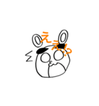 眉兎（個別スタンプ：20）