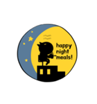 moonlight talk in English ver.（個別スタンプ：5）