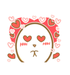 しろもちちゃんのあいさつスタンプ（個別スタンプ：35）