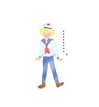 水兵さんのスタンプ（個別スタンプ：23）