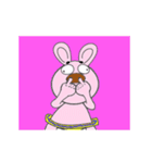 87 rabbit love brain - super dynamic（個別スタンプ：6）