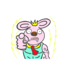 87 rabbit love brain - super dynamic（個別スタンプ：10）