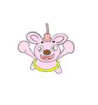 87 rabbit love brain - super dynamic（個別スタンプ：11）
