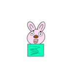 87 rabbit love brain - super dynamic（個別スタンプ：12）