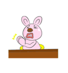 87 rabbit love brain - super dynamic（個別スタンプ：14）
