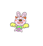 87 rabbit love brain - super dynamic（個別スタンプ：16）