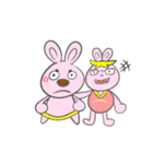 87 rabbit love brain - super dynamic（個別スタンプ：19）