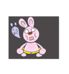 87 rabbit love brain - super dynamic（個別スタンプ：21）