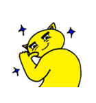 Yellow cat..（個別スタンプ：19）