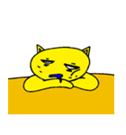 Yellow cat..（個別スタンプ：21）