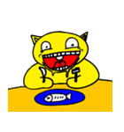 Yellow cat..（個別スタンプ：24）