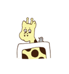 キリンちゃんとウシツツキ（個別スタンプ：8）