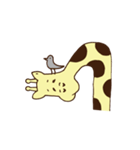 キリンちゃんとウシツツキ（個別スタンプ：18）