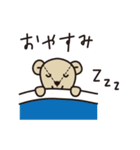CHECK＆STRIPE ロンドンくまのスタンプ（個別スタンプ：1）
