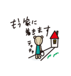 CHECK＆STRIPE ロンドンくまのスタンプ（個別スタンプ：21）