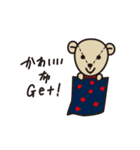 CHECK＆STRIPE ロンドンくまのスタンプ（個別スタンプ：36）