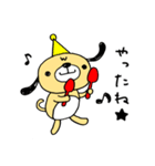かわいい、たれ耳犬「パックー」の心の声（個別スタンプ：9）