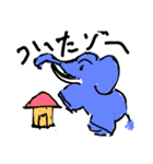 Lion and elephant（個別スタンプ：6）