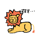 Lion and elephant（個別スタンプ：16）