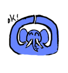 Lion and elephant（個別スタンプ：20）