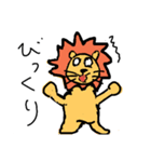 Lion and elephant（個別スタンプ：39）