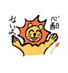 Lion and elephant（個別スタンプ：40）