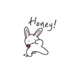 Dancing Bunny(asking out)（個別スタンプ：10）