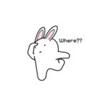 Dancing Bunny(asking out)（個別スタンプ：19）