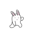 Dancing Bunny(asking out)（個別スタンプ：21）