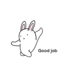 Dancing Bunny(asking out)（個別スタンプ：23）